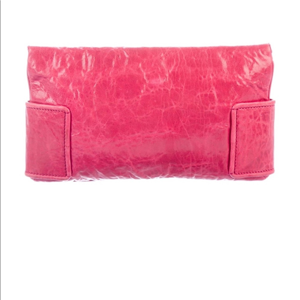 Givenchy embossed leather clutch